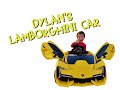 Dylan playing lamborghini remote control toy car