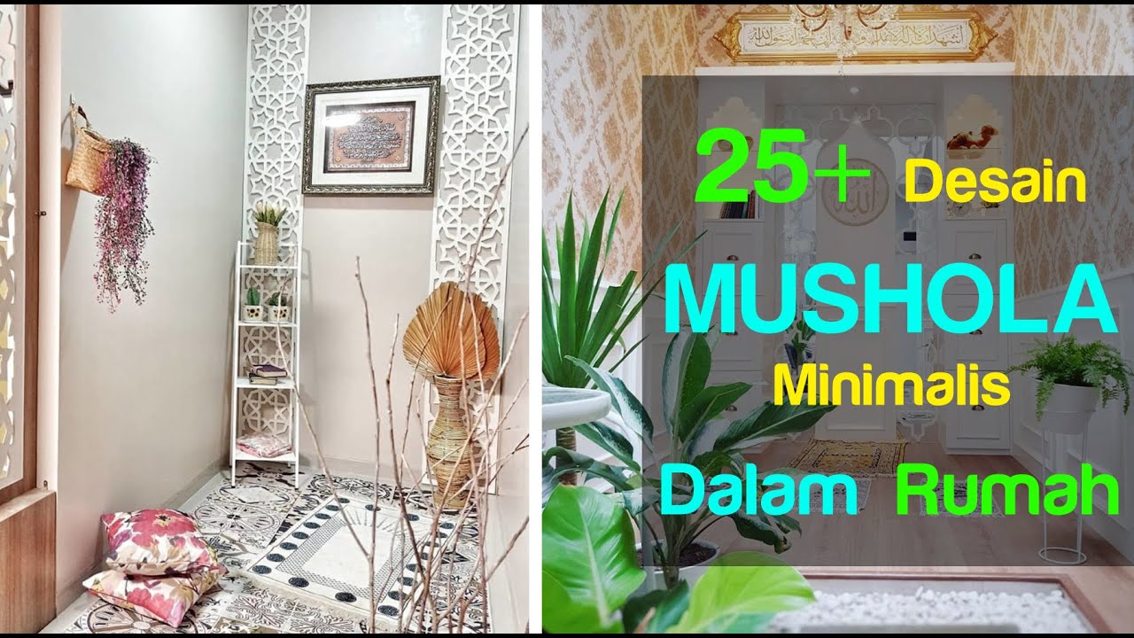 Contoh Desain Mushola Rumah Minimalis