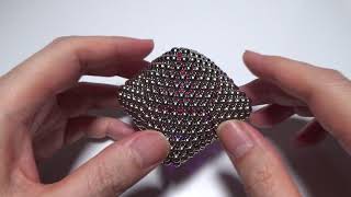 発光するマグネットボールの多面体 #3（八面体モデル） | Magnet Balls and Sticks