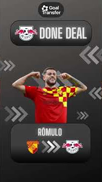 Romulo joins RB Leipzig from Göztepe – DONE DEAL! 🔴⚪✅
