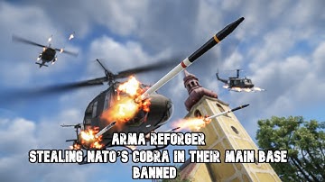 Stealing NATO’s Cobra in Their MAIN BASE (Almost Got Banned) – Arma Reforger (ULTRA WIDE SCREEN)