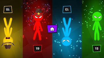 Stickman Party All Random Funny MINIGAMES 1 2 3 4 Player Games 2022