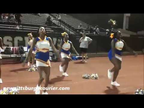 Westinghouse High School cheerleaders, players, coach Donta Green (8.30.19)