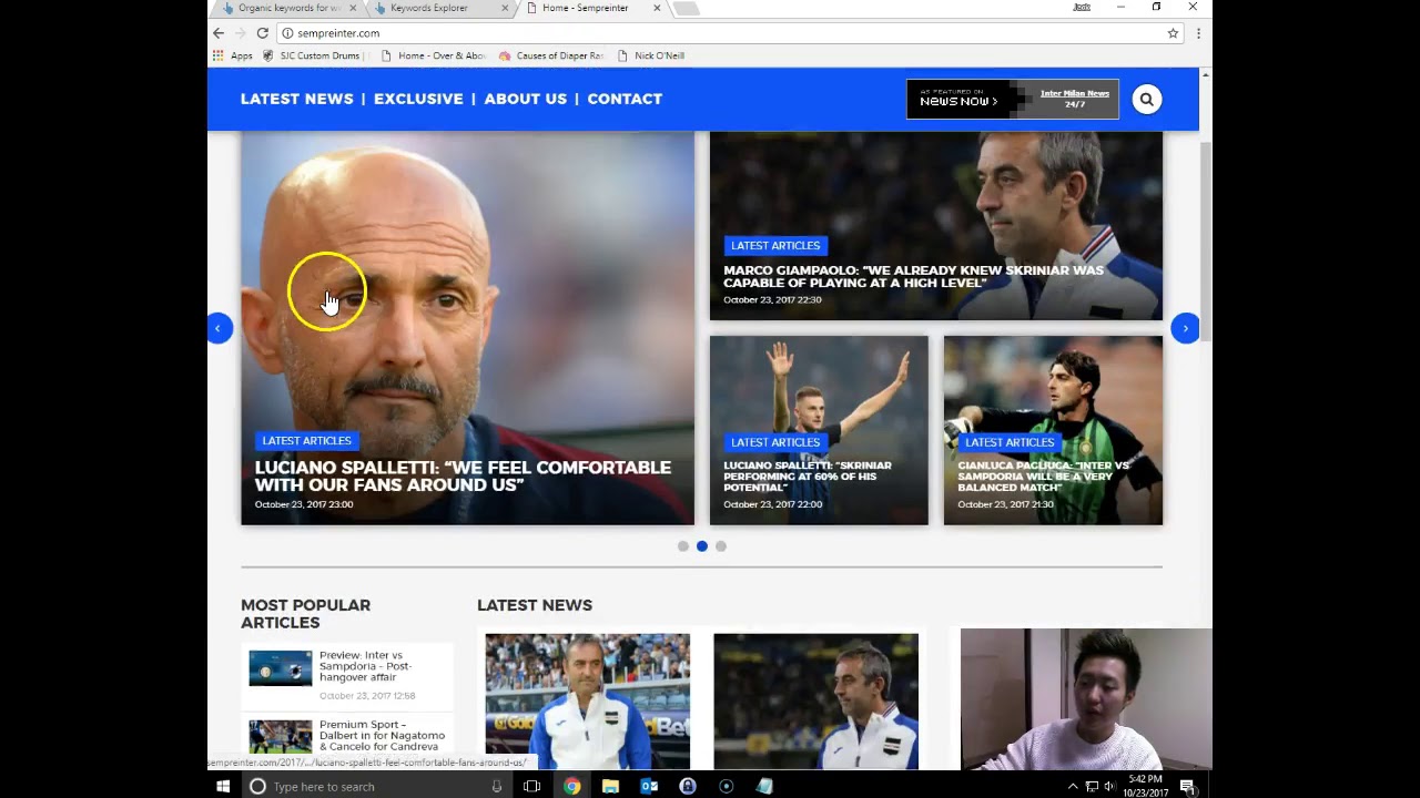 sempreinter - video analysis