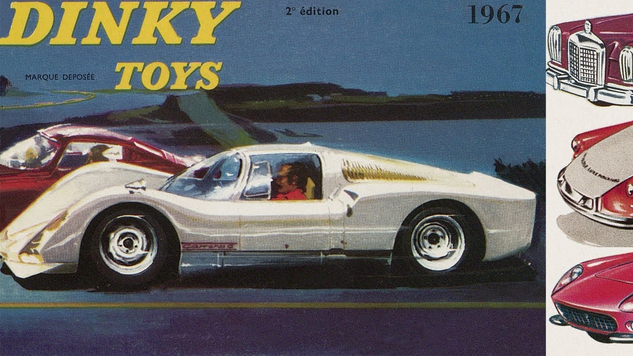 Presentation of all Dinky models from 1967. Diecast car Dinky model car 