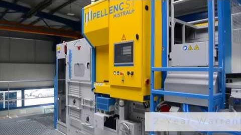 Pellenc ST Mistral + Optical Sorters Certified by TÜV Rheinland