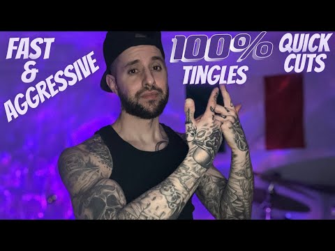 ASMR | Fast & Aggressive LOFI Triggers For 100% Tingles (Quick Cuts).