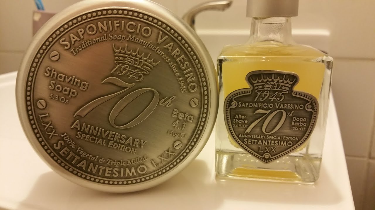 Saponificio Varesino 70th Anniversary Soap & Aftershave YouTube