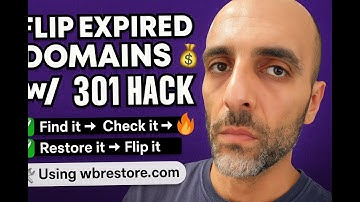 Not Gate Keeping.. How to Make Money with WBR Expired domains (301 tool)