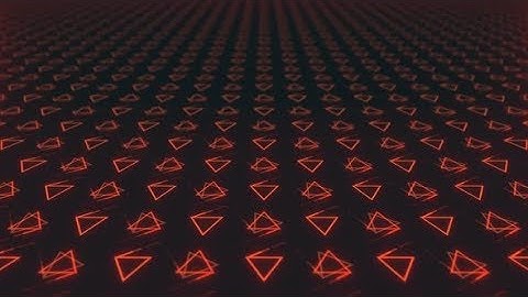 Abstract Background of Red Symmetrically Rotating Triangles | Motion Graphics - Videohive template
