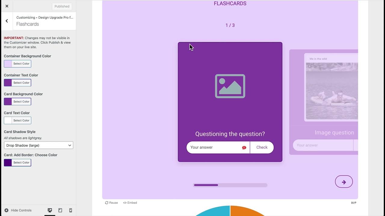 H5P Flashcards Design Features Design Upgrade Pro for H5P YouTube