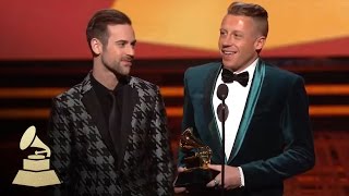 Macklemore & Ryan Lewis Wins Best New Artist | GRAMMYs