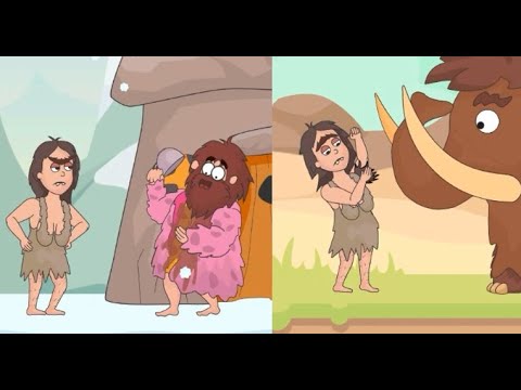 Comics Bob - Caveman Adventure All Levels Solutions Level 26-31. Android Gameplay Walkthrough.