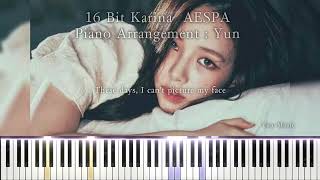 16 Bit Karina (SOLO) Piano Tutorial Sheet Music