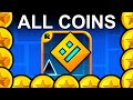 How to get all main level coins  geometry dash 22