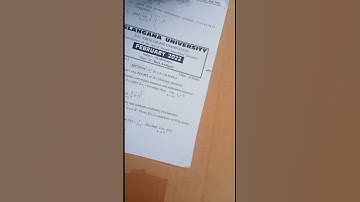 telangana university Bsc 3rd sem maths question paper|| 2022 maths question paper||3rd semester