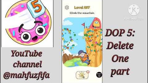 Dop 5 level 297 || 🎮🌀🎮 Delete one part, offline gameplay, walkthrough, Android, ios || @MahfuzFIFA