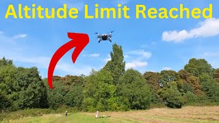 How far can the Tello Drone fly and max altitude test