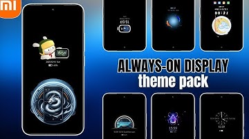 How To Install Chinese Always-on Display Theme On Xiaomi Global