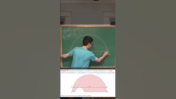 AMC 10 A 2025 Problem 10: Calculating the Area Between Two Semicircles Defined by a Parallel Chord