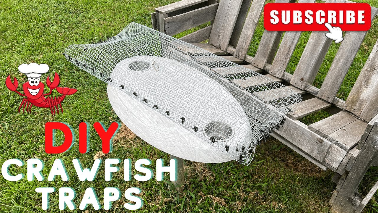 DIY Crawfish Traps! Cheap and Easy traps for Crawfish, Crawdads, etc!  Subscribe today! Low cost DIY! 