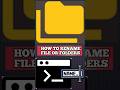 How to Rename Folder in Command Prompt | How to Rename Folder in cmd @PCMobileOfficial @Tech