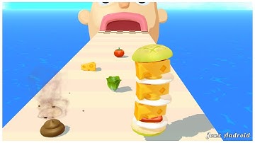 Sandwich runner gameplay walkthrough ios android apk game all levels #7