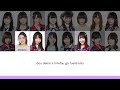 AKB48 - Hitonatsu no Dekigoto [Romaji/Colorcoded Lyrics]