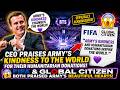 FIFA GLOBAL CITIZEN OFFICIALLY ACKNOWLEDGES ARMY S KINDNESS 
