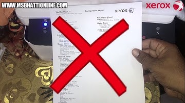 Xerox Disable configuration report printing startup Print | TECHNICAL SAJID