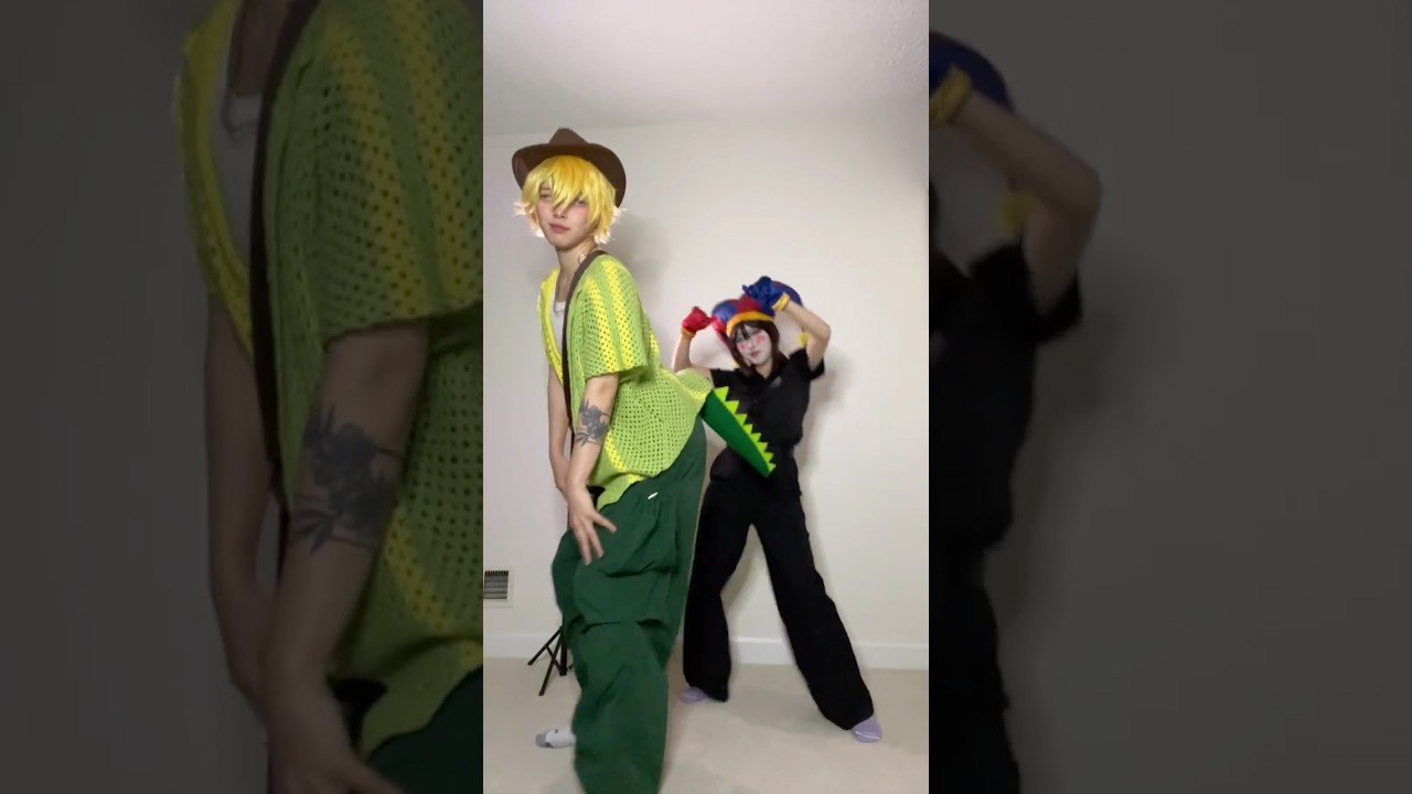 GUMMIGOO AND POMNI YAYYY #theamazingdigitalcircus #cosplay #tadc #pomni #gummigoo #dance #trend #fyp