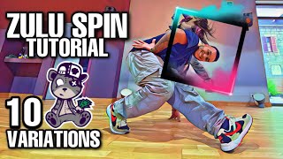 How To Footwork Zulu Spin Tutorial 10 Variations Tutoriel Breakdance Theamarist