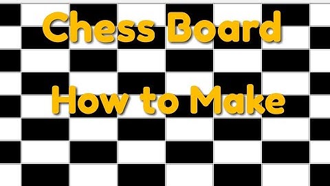 How to Make Chess Board Using HTML CSS for Bigginers