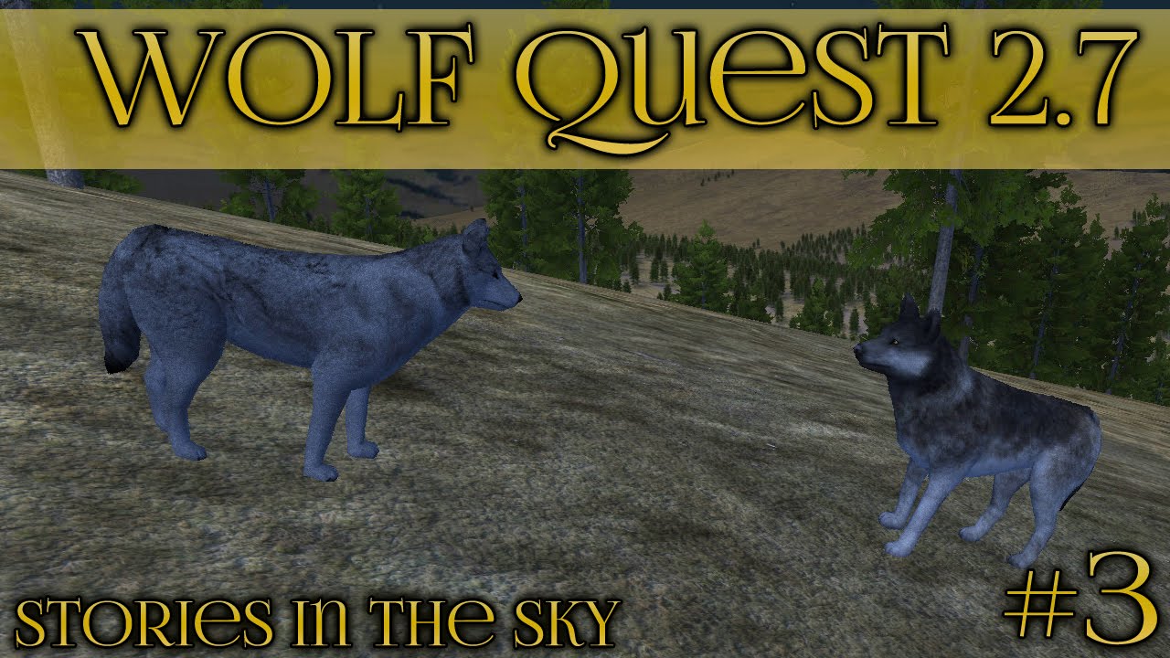 A Moonlit Meeting of Wolves 🐺 Wolf Quest 2.7 - Stories in the Sky ...