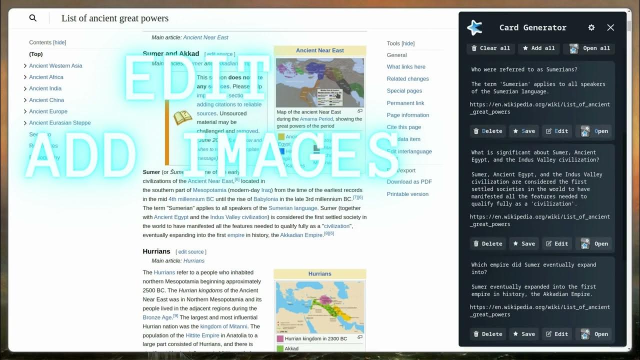 ANKI GPT creator, a web extension to create flashcard faster than ever