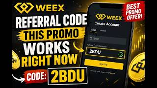 WEEX Referral Code — This Promo Works Right Now