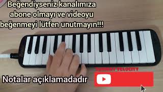 Melodika ile "Senden Daha Güzel" şarkısının çalınışı