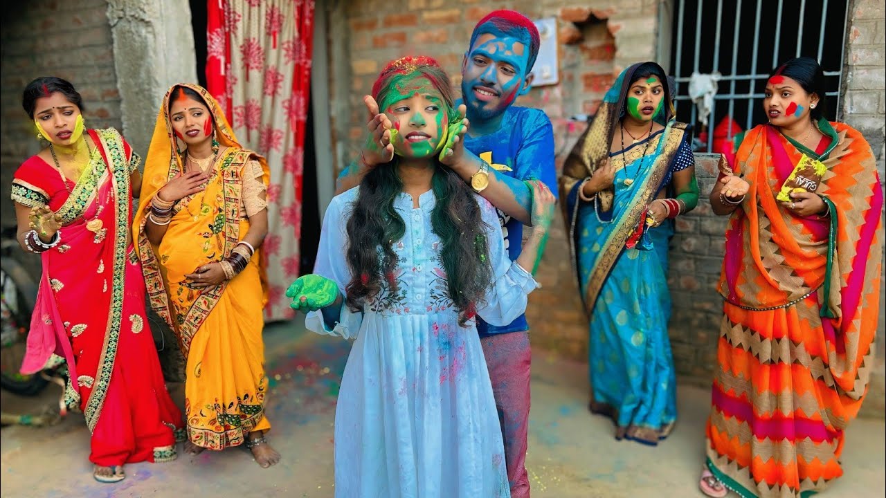होली में साली बनी घरवाली | Holi Me Sali Bani Gharwali | Jiya Raj Comedy | #bhojpuricomedy 