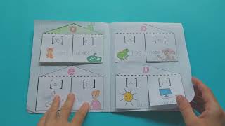 Silent letters. English alphabet for kids. Open and closed syllables