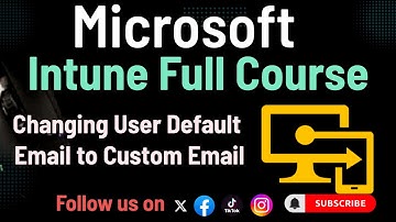 Change default Microsoft intune email to custom email || Microsoft Intune Full Course 2024 Nepali