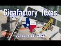 Tesla Gigafactory Texas 1/28/2022  (2:45PM)  THE LAST WINDOW PANE
