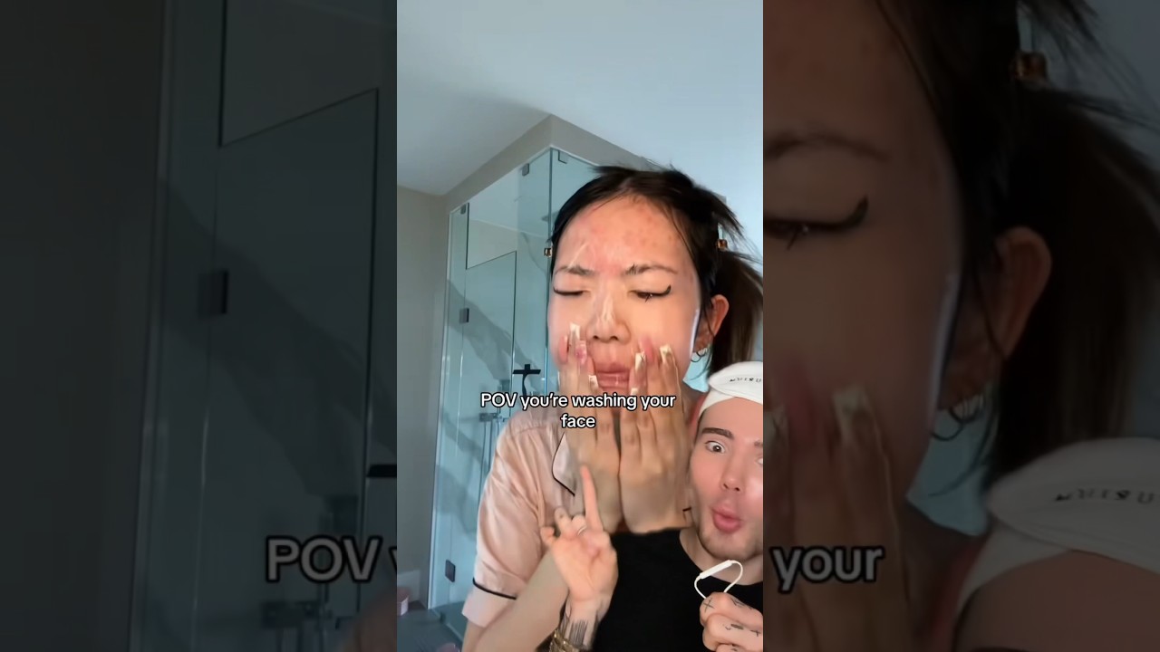 CRAZY SKINCARE ROUTINE!😱 (follow for more!💗) #skincare #skin #skincareroutine