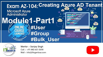Azure Administrator (Az-104)-Module1 Part1