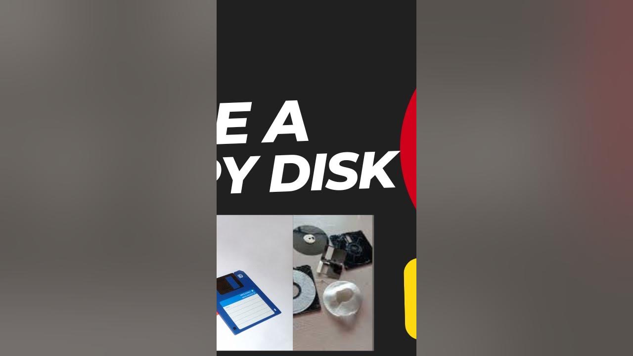 Floppy Disk ! Parts inside floppy disk ! Old storage devices