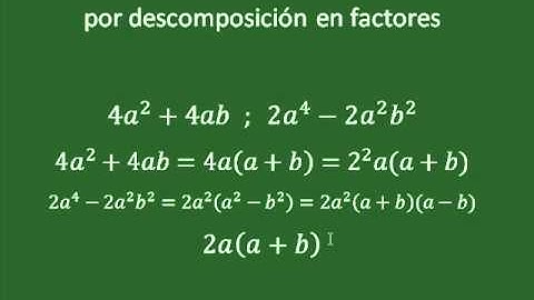 Maximo comun divisor de polinomios por descomposicion de factores