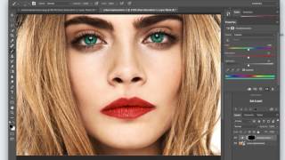 CHANGE EYE COLOUR | Adobe Photoshop Tutorial for Beginners | COLOUR REPLACEMENT | LAYER MASK