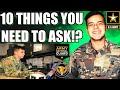 10 Questions You NEED To Ask Your Recruiter Before Joining The MILITARY (2021)