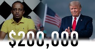 Trump oo bixiyay $200,000 si aan loo xiran . heshiiska haduu jabiyo miyaa la xiri doonaa