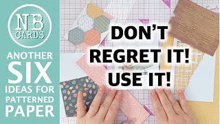 SIX MORE Ideas for Using Patterned Paper on Clean and Simple Cards! [2024/89]