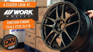 Closer Look at WORK Wheels Emotion Ultimate Kiwami 19x8.5 ET35 5x100